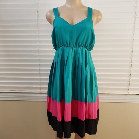 MOTHERHOOD Midi Colorful Dress - Picture 1 of 7